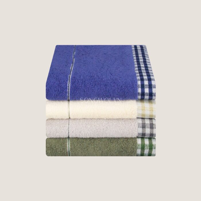 Khăn mặt cotton TG LINE CHECK 40x78cm