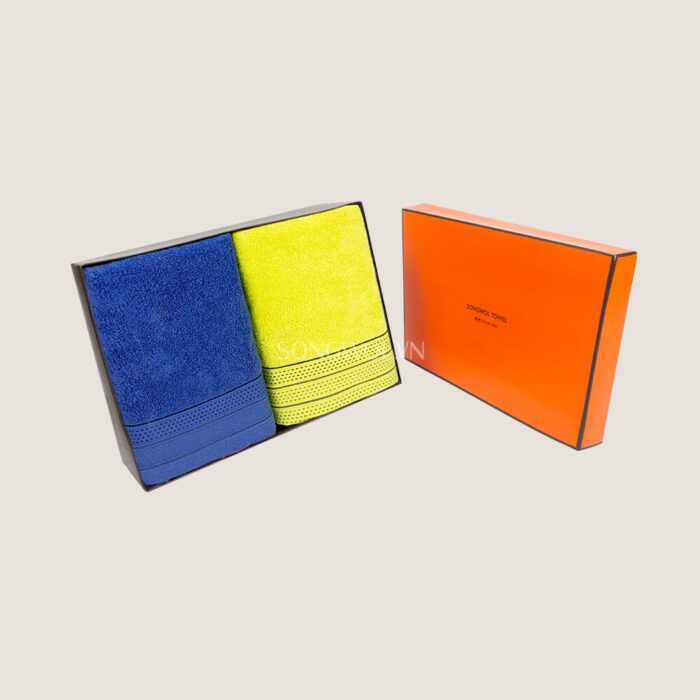 Khăn quà tặng cotton LINE NTW8 13H – Hộp 2 khăn tắm 60x120cm