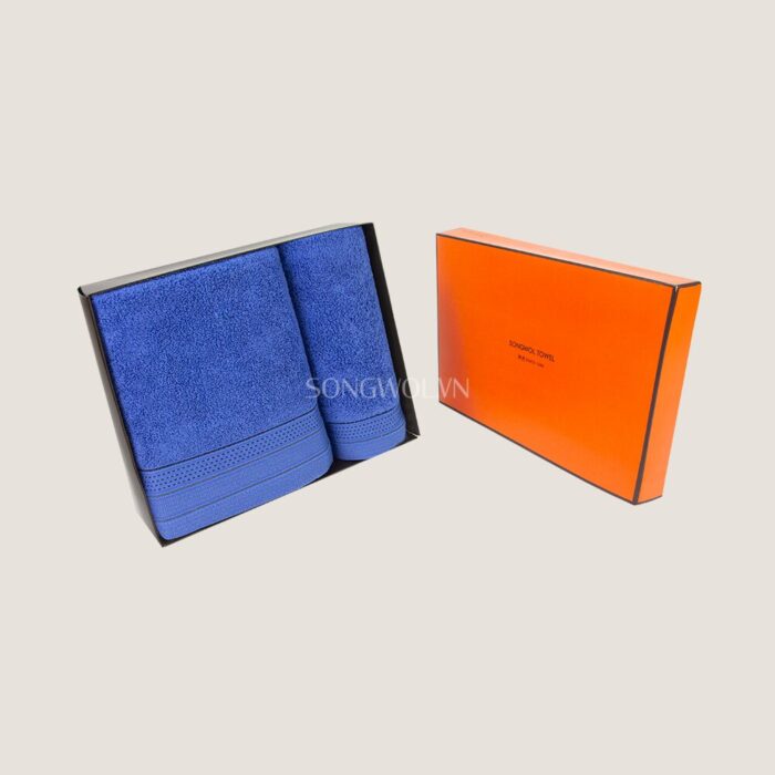 Khăn quà tặng cotton LINE NTW8 13H – Hộp 2 khăn: khăn tắm + khăn mặt