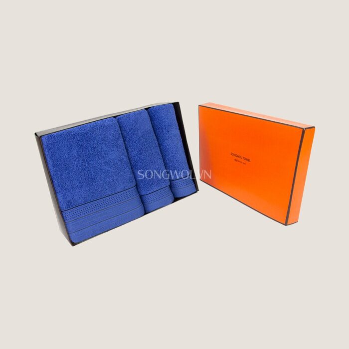 Khăn quà tặng cotton LINE NTW8 13H – Hộp 3 khăn: tay + mặt + tắm