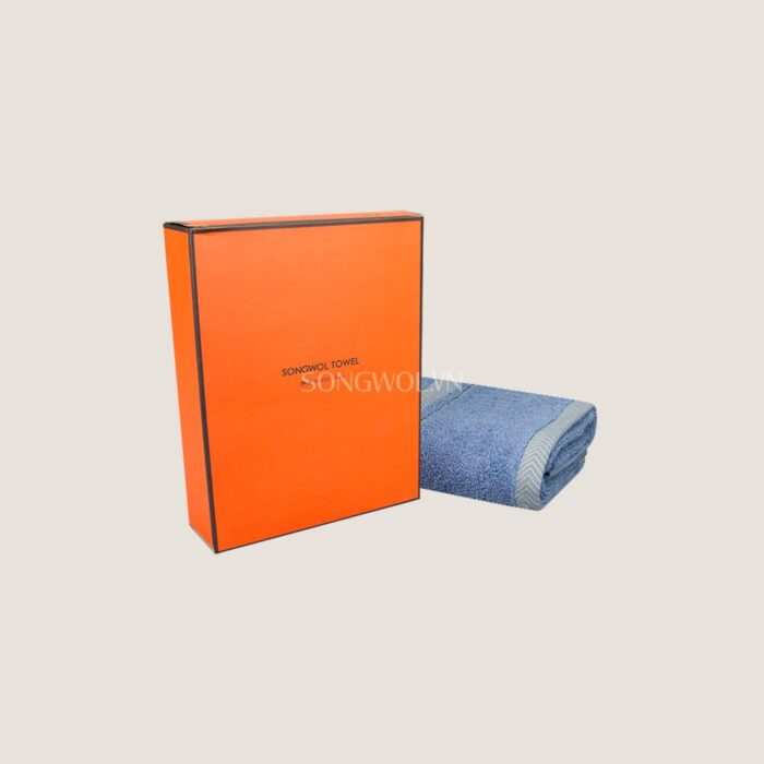 Khăn quà tặng cotton TG SENTI – Hộp 1 khăn mặt 40x80cm
