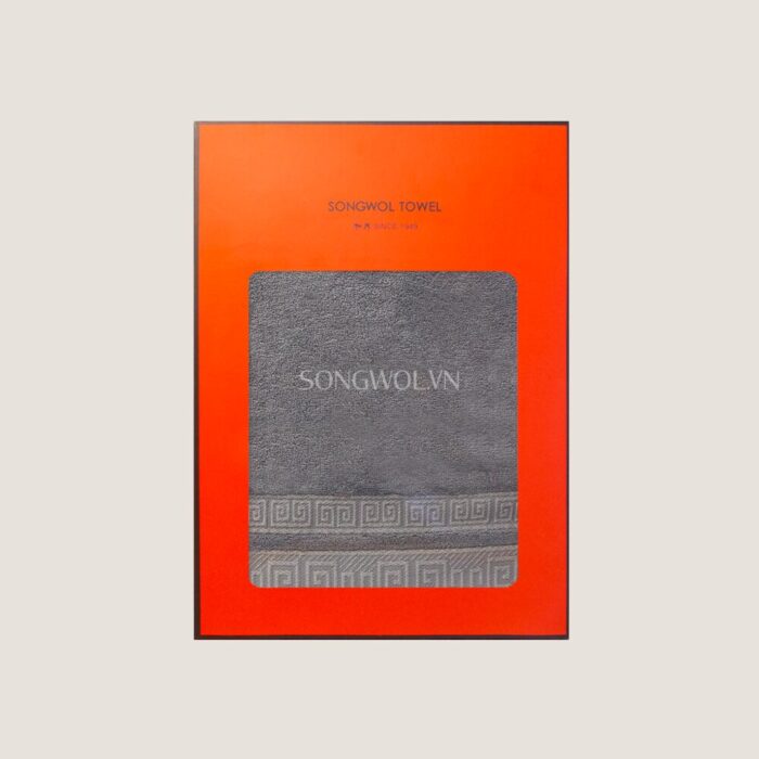 Khăn quà tặng sợi tre TG LATTICE – Hộp 1 khăn tắm 70x135cm