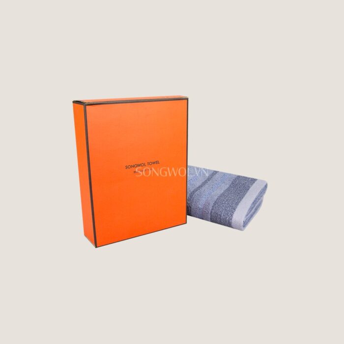 Khăn quà tặng sợi tre TG WAVE – Hộp 1 khăn mặt 40x80cm