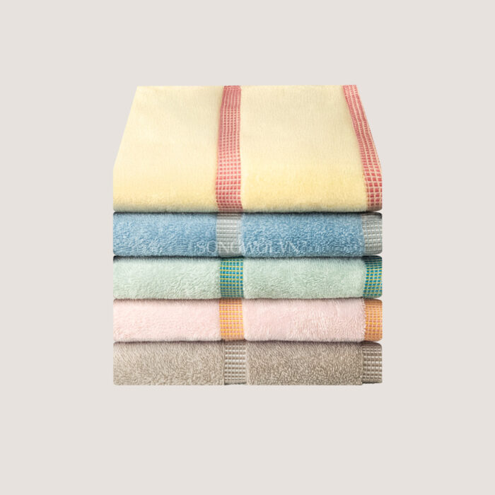 Khăn mặt cotton MINI CHECK BORDER 40x78cm