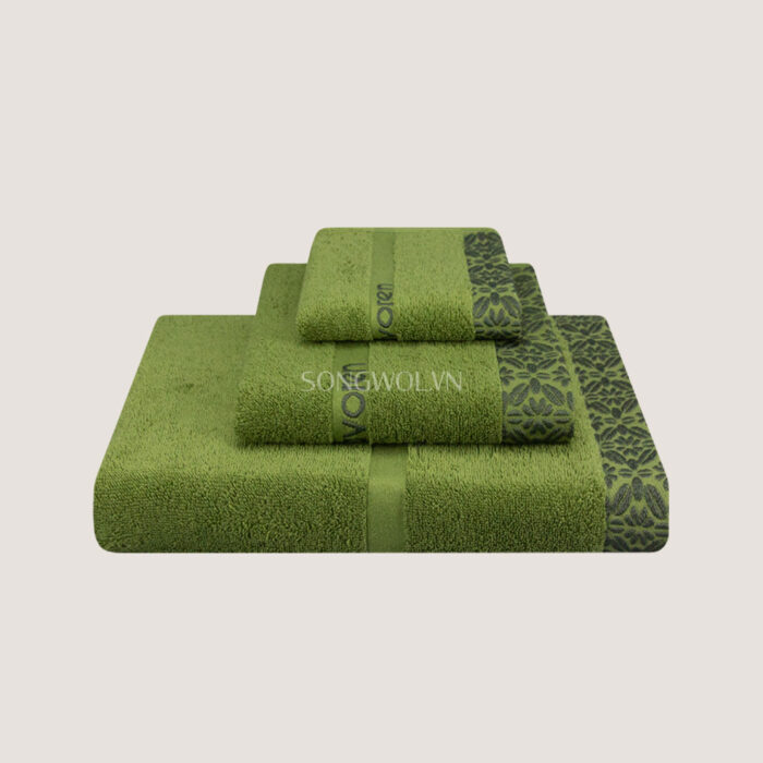 Khăn theo bộ cotton SH CRYSTAL